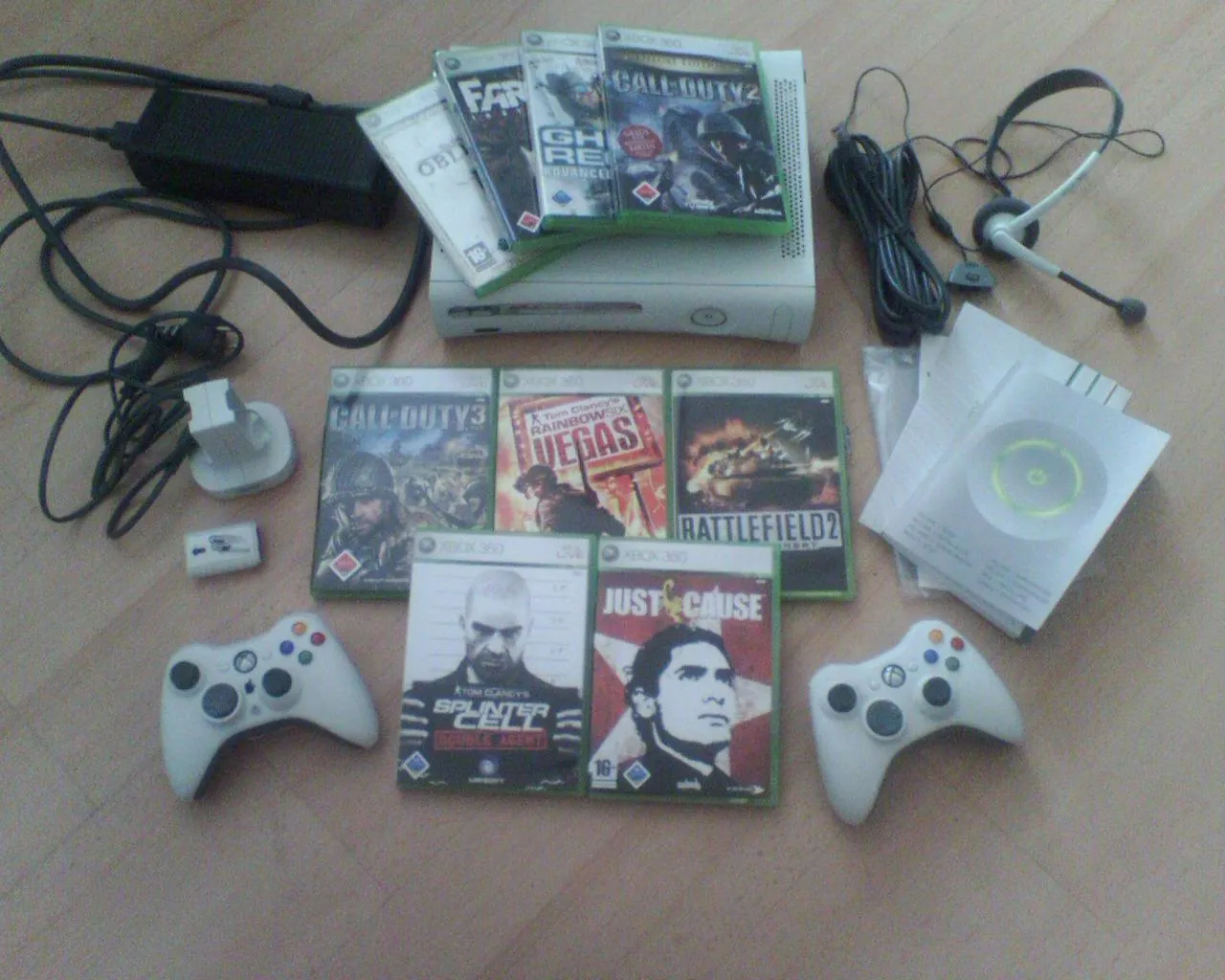 xbox 360 premium und 9 spiele