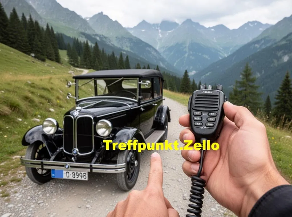 Kennenlern-Treffen mit der Walkie Talkie Zello App auf dem Smartphone