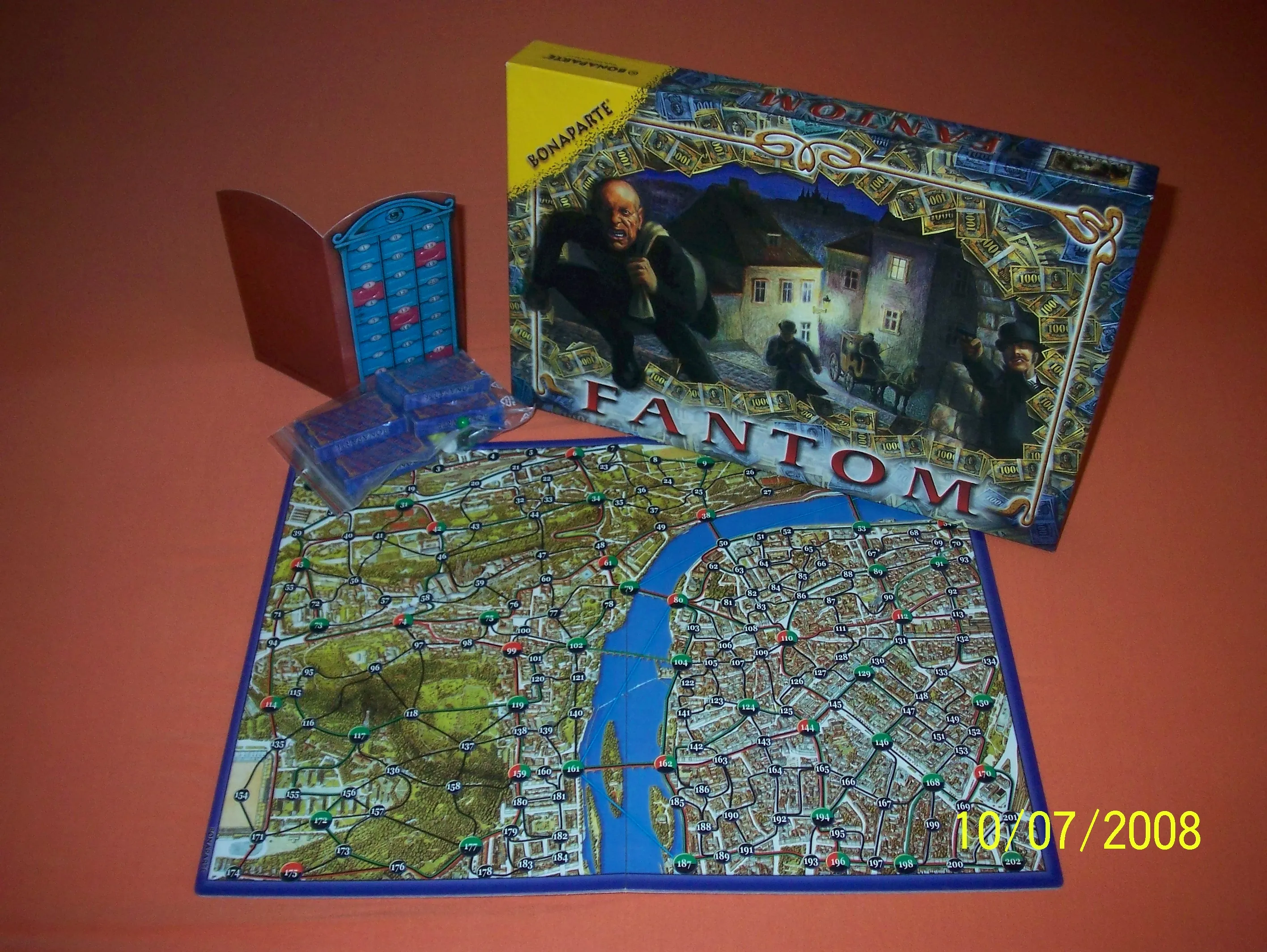 Rarität - FANTOM in Prag - Brettspiel - Gesellschaftsspiel