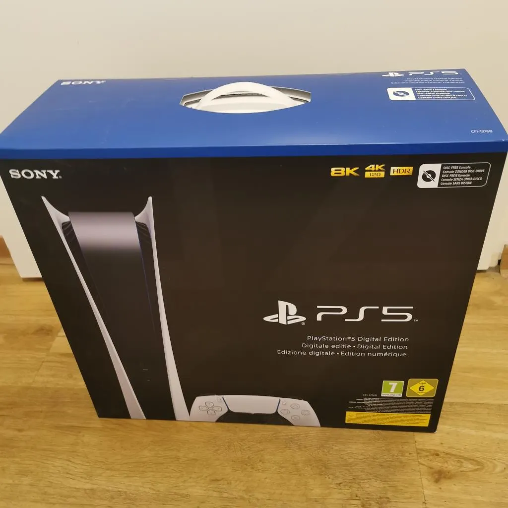 Playstation 5 digital edition 825GB, NEU, OVP , Rechnung +Garantie – Bild 1